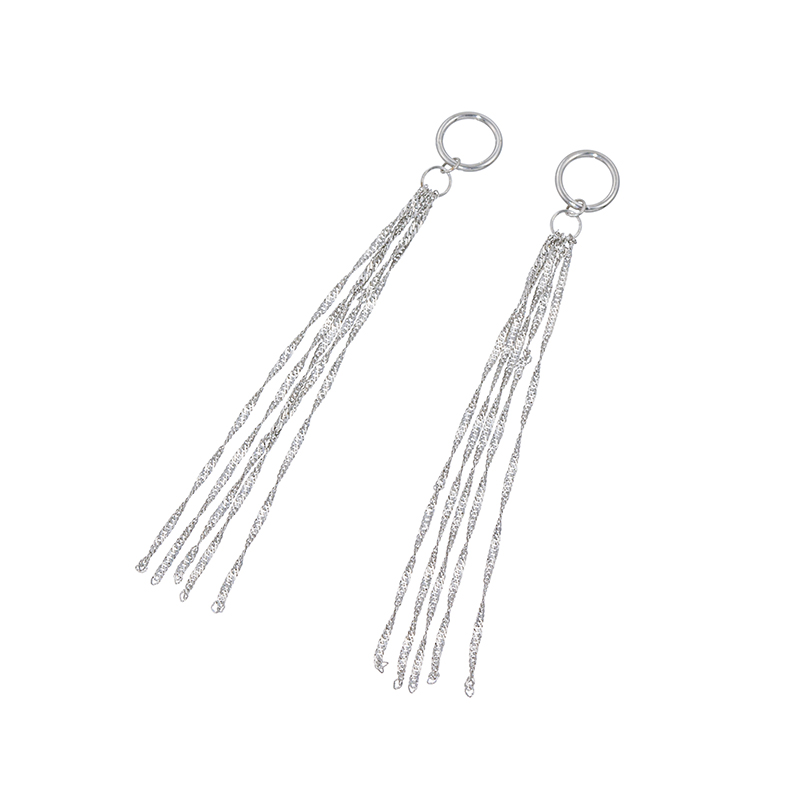 純プラチナ フリンジデザイン チャーム 縦：約47.0mm 横：約3.5mm 重量：約0.7g