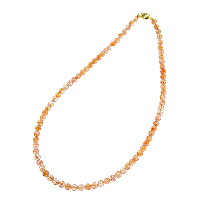 SV サンストーン ネックレス SS 約120.00ct